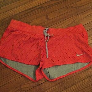 Nike mesh sleep shorts, reversible